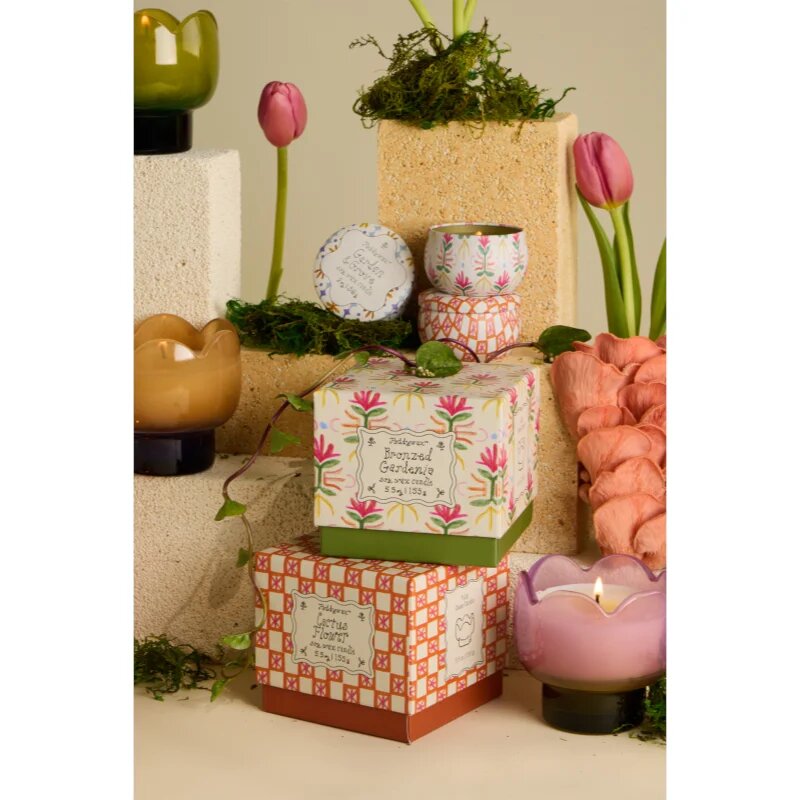 Paddywax Tulip Bronzed Gardenia dišeča sveča 155 g