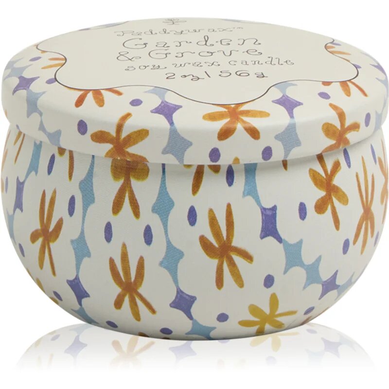 Paddywax Tulip Garden & Grove dišeča sveča s pokrovčkom 56 g