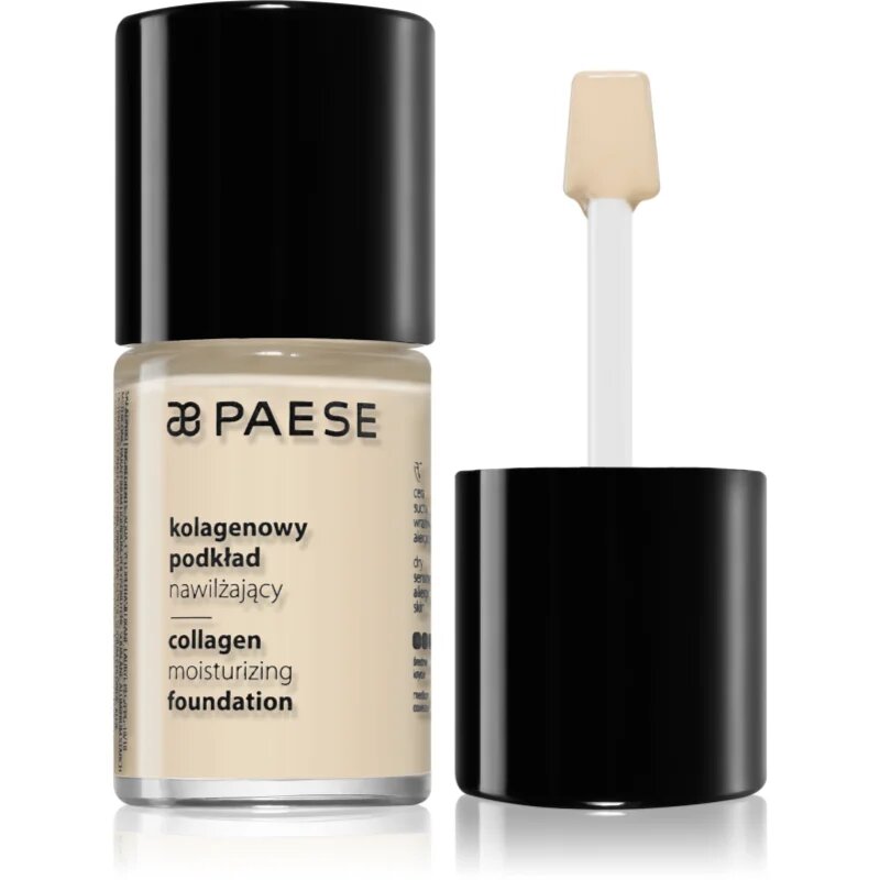Paese Collagen vlažilni tekoči puder s kolagenom odtenek 300 C Porcelain 30 ml