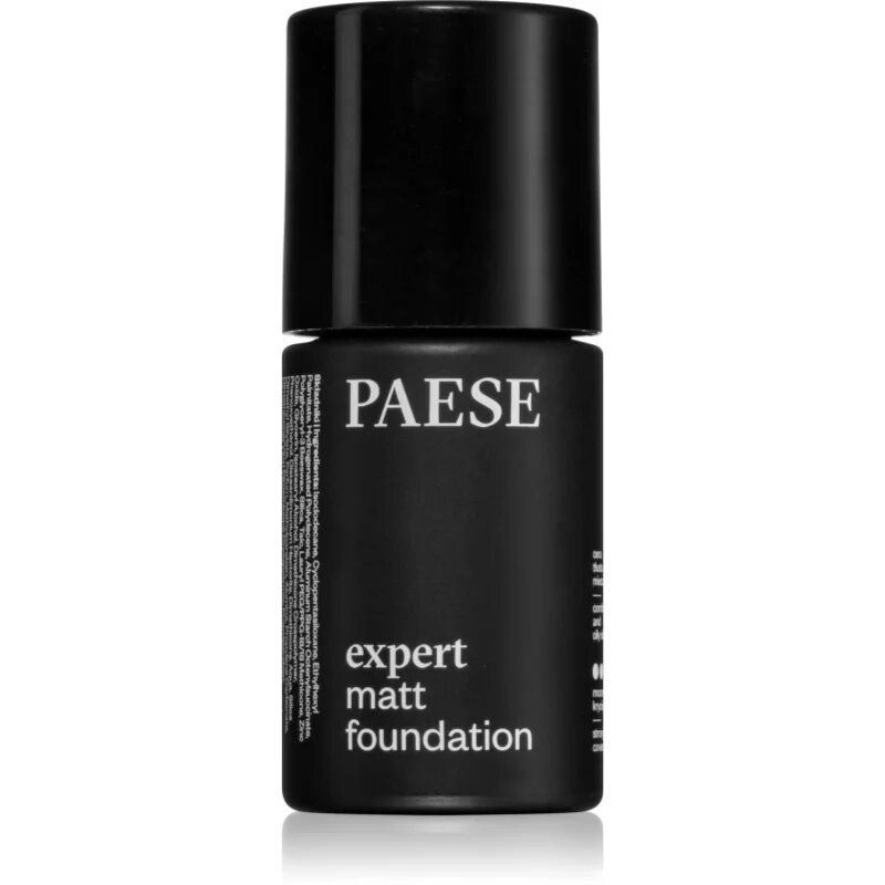 Paese Expert Matt Foundation matirajoči penasti tekoči puder za mešano do mastno kožo Light Beige 30 ml