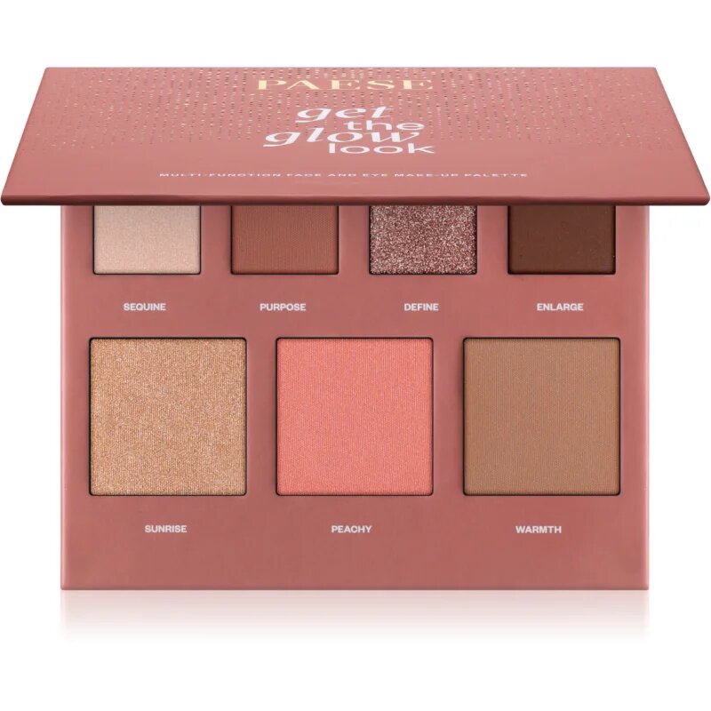 Paese Get The Glow Look Face And Eye Make-up Palette večnamenska paleta za obraz in oči 16 g