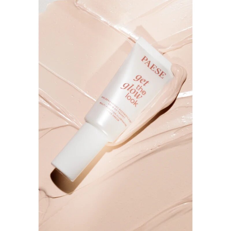 Paese Get The Glow Look Illuminating Face Cream večnamenska tonirana krema za osvetlitev kože 30 ml