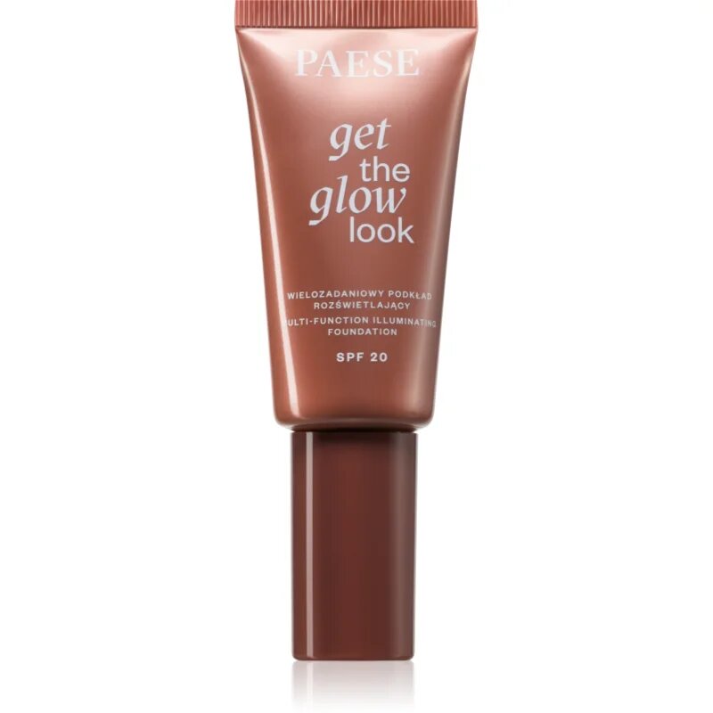 Paese Get The Glow Look Illuminating Foundation lahki tekoči puder s posvetlitvenim učinkom SPF 20 odtenek 3N Warm Beige 30 ml