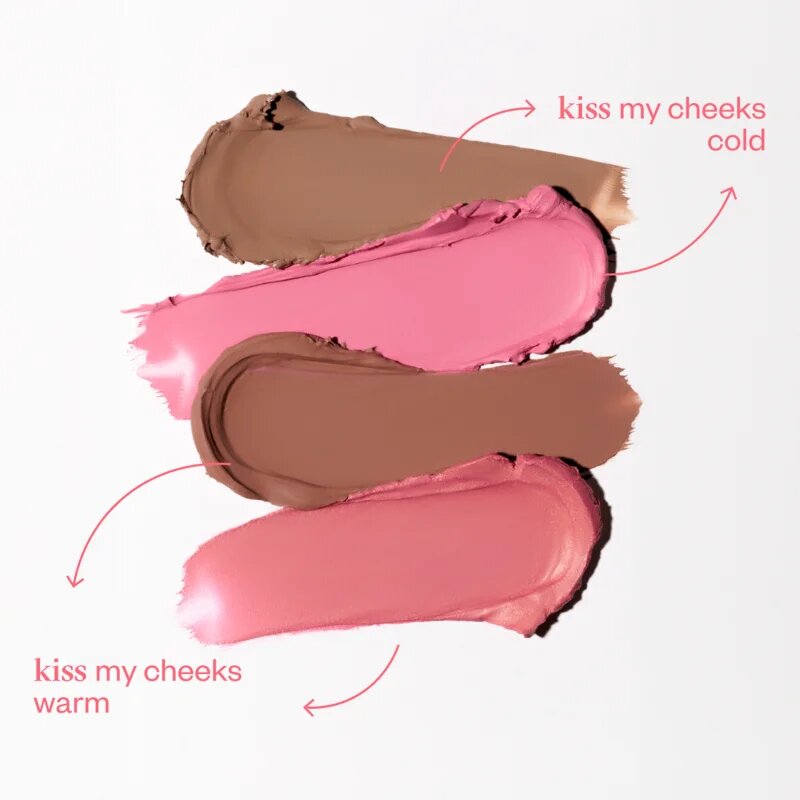 Paese Kiss My Cheeks Face Contouring Palette Cold paleta za konture obraza odtenek 01 Warm 15 g