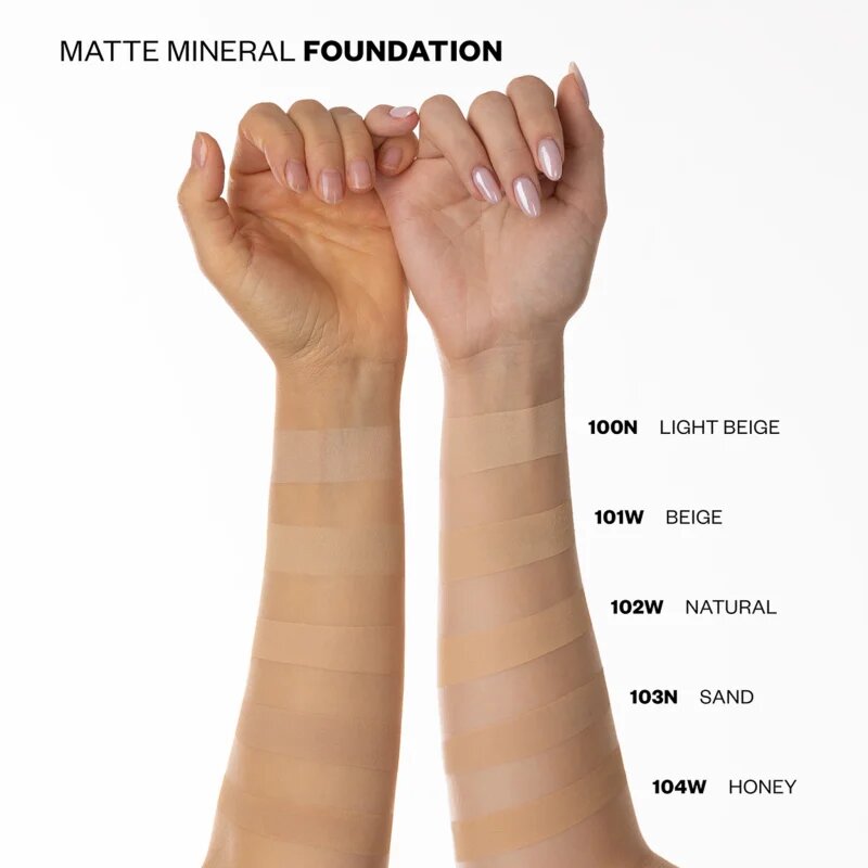 Paese Mineral Line Matte mineralni puder v prahu mat odtenek 104W honey 7 g