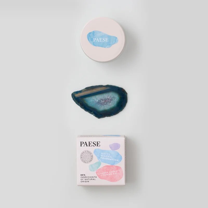Paese Mineral Line Matte mineralni puder v prahu mat odtenek 104W honey 7 g