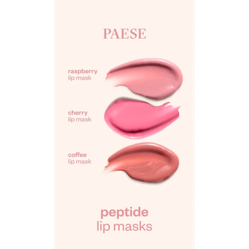 Paese Peptide Lip Mask vlažilna maska za ustnice s peptidi odtenek Raspberry 10 g