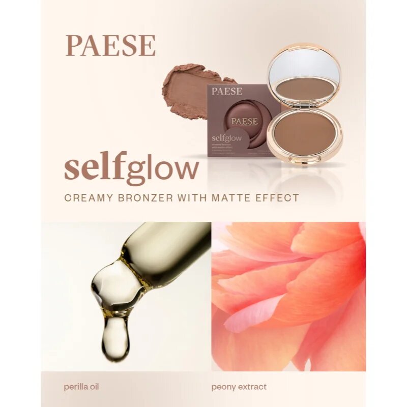 Paese Self Glow Bronzer kremasti bronzer odtenek 01 velvet tan 8 g