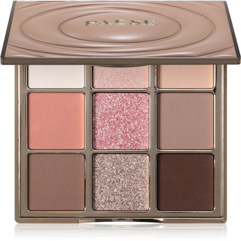Paese Self Glow Eyeshadow Palette paleta senčil za oči odtenek Rose Nude 12.5 g