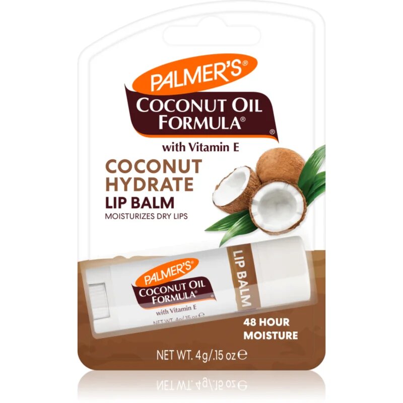 Palmer’s Coconut Oil Formula vlažilni balzam za ustnice v paličici 4 g