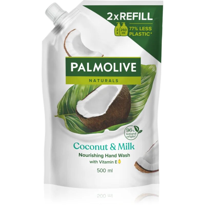Palmolive Naturals Coconut & Milk tekoče milo za roke nadomestno polnilo 500 ml
