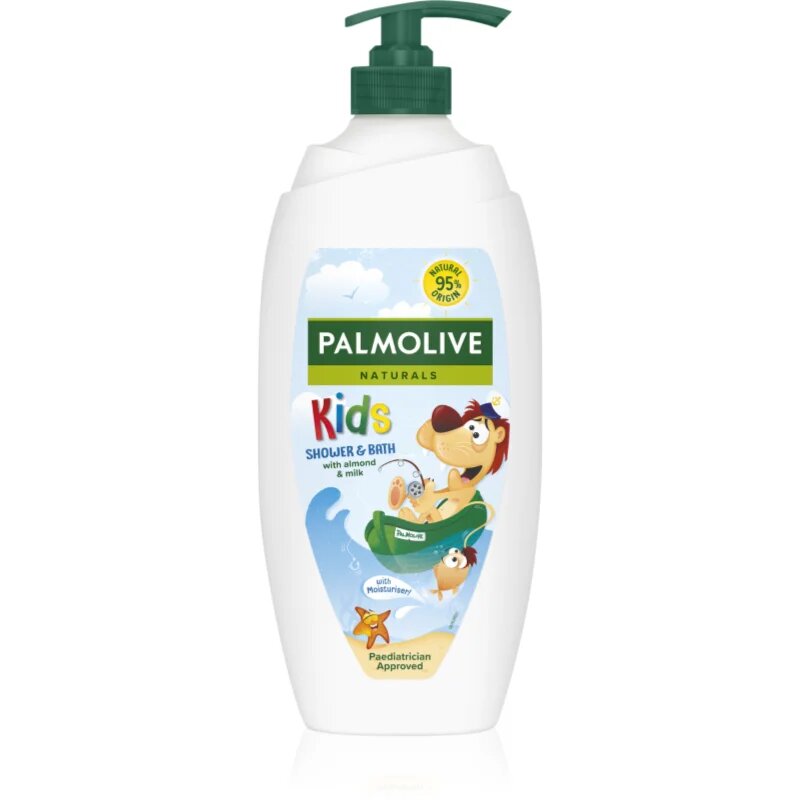 Palmolive Naturals Kids kremasti gel za prhanje za otroško kožo z dozirno črpalko 750 ml