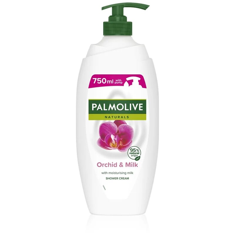Palmolive Naturals Orchid kremasti gel za prhanje z izvlečkom orhideje z dozirno črpalko 750 ml
