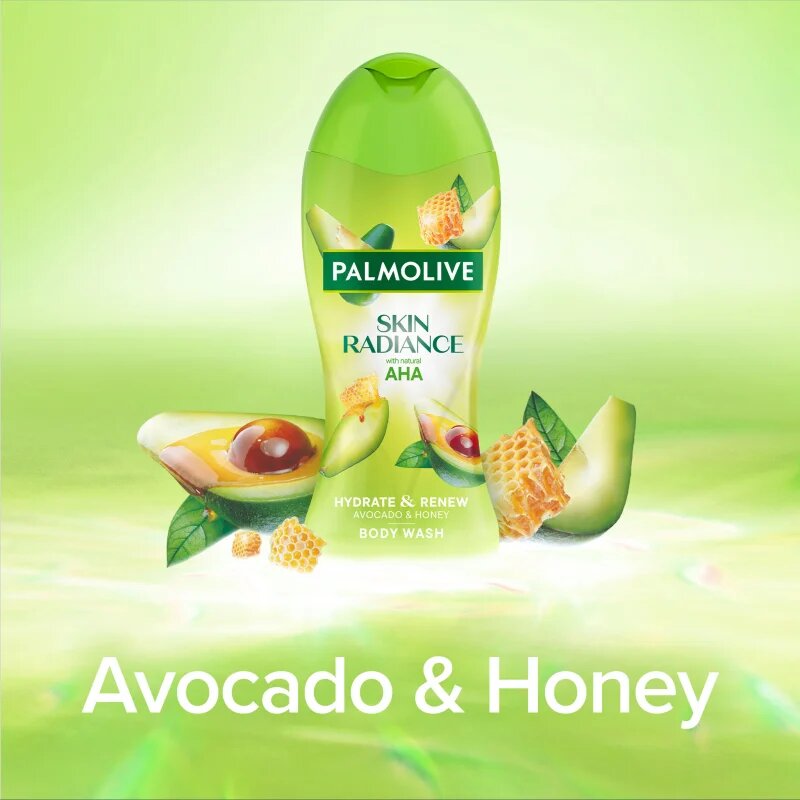 Palmolive Skin Radiance Avocado & Honey eksfoliacijski gel za prhanje 250 ml