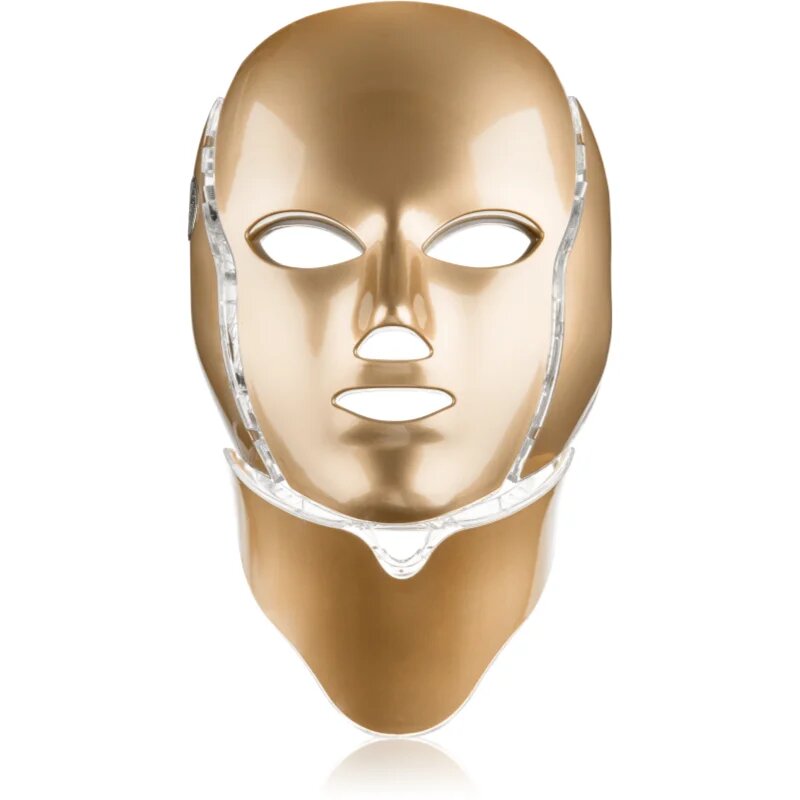 PALSAR7 LED Mask Face and Neck negovalna maska LED za obraz in vrat Gold 1 kos