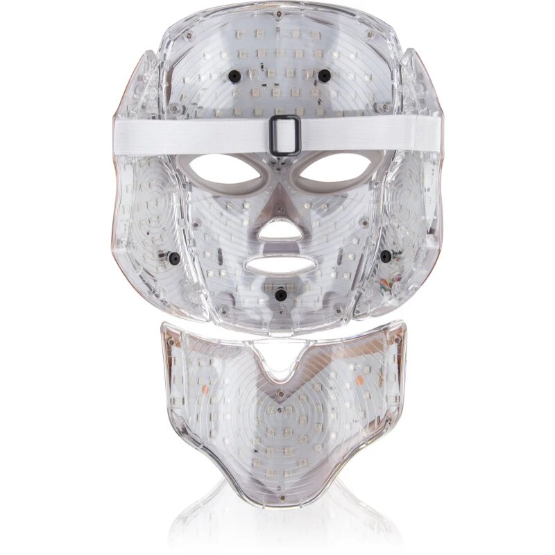 PALSAR7 LED Mask Face and Neck negovalna maska LED za obraz in vrat Gold 1 kos