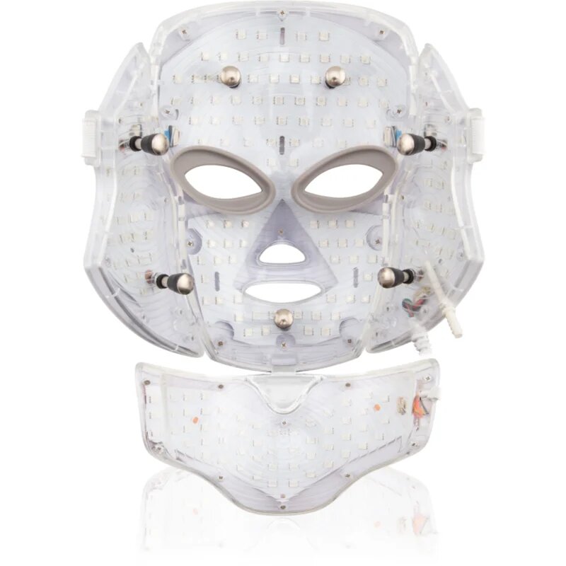 PALSAR7 LED Mask Face and Neck White negovalna maska LED za obraz in vrat 1 kos