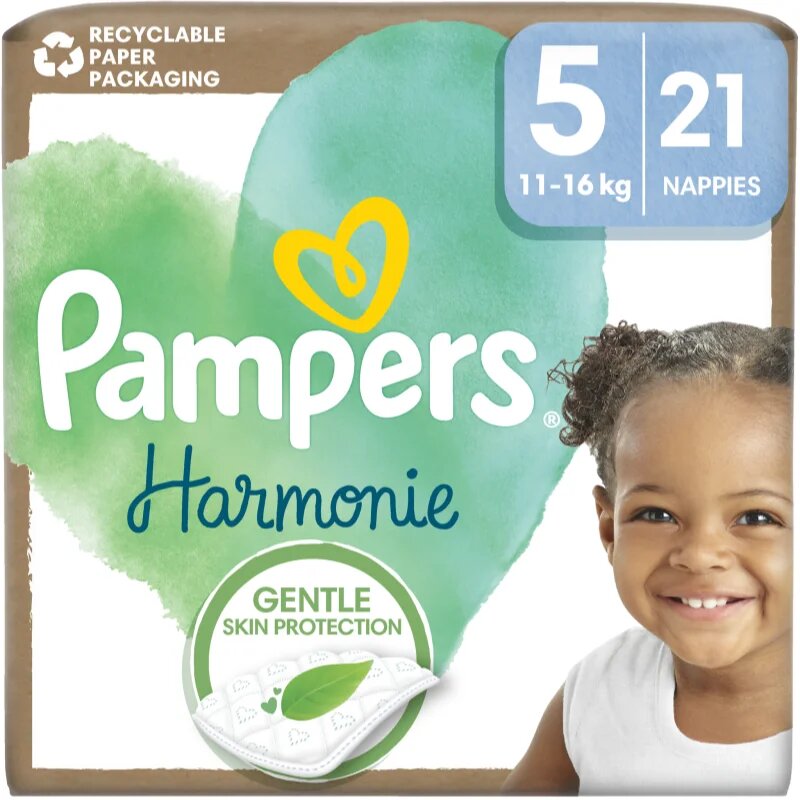 Pampers Harmonie Size 5 plenice za enkratno uporabo 11-16 kg 21 kos