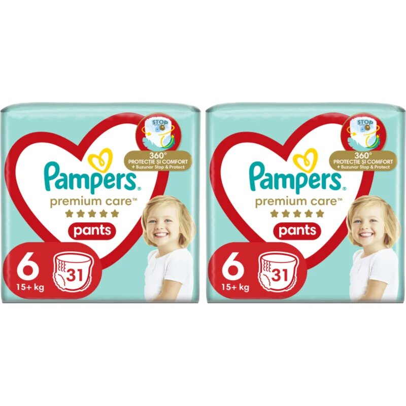 Pampers Premium Care Pants Size 6 set za dojenčke in otroke