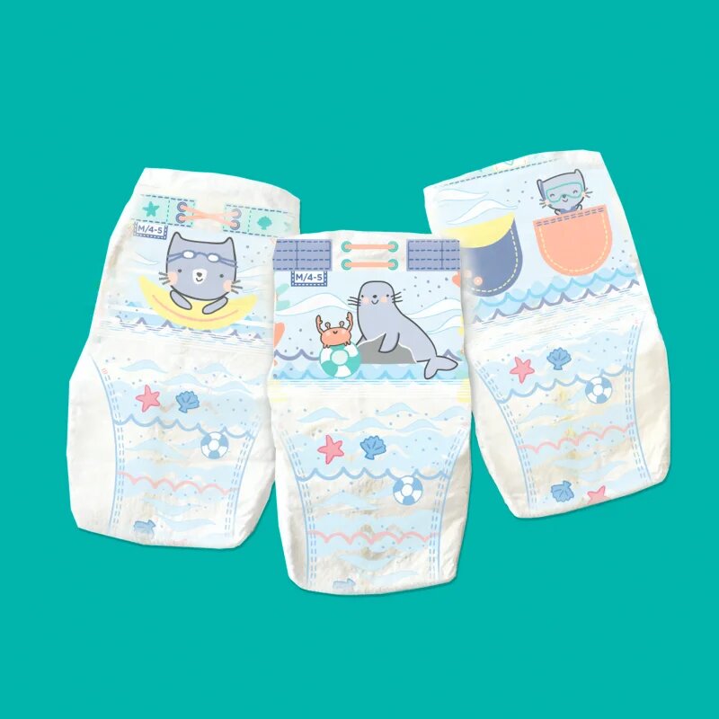 Pampers Splashers 3-4 kopalne plenice za enkratno uporabo 6-11 kg 12 kos