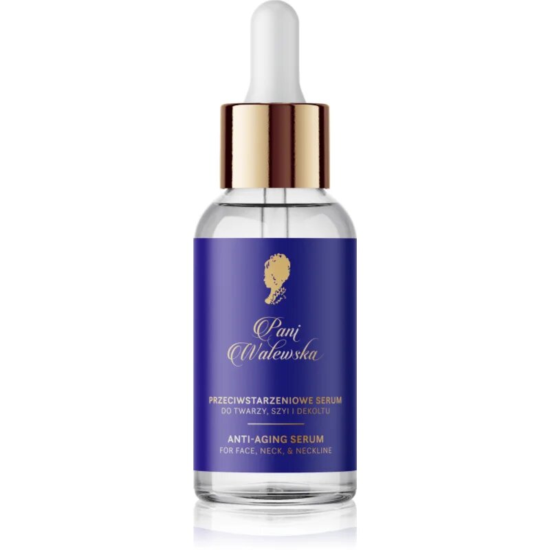 Pani Walewska Anti-Aging Face serum serum proti staranju kože za obraz vrat in dekolte 30 ml