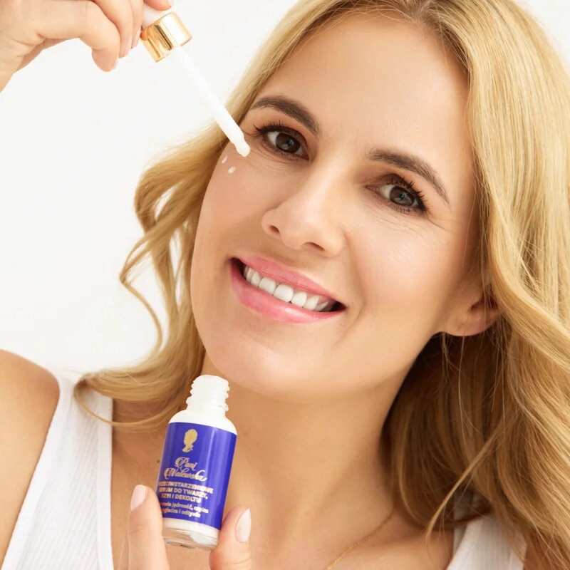 Pani Walewska Anti-Aging Face serum serum proti staranju kože za obraz vrat in dekolte 30 ml