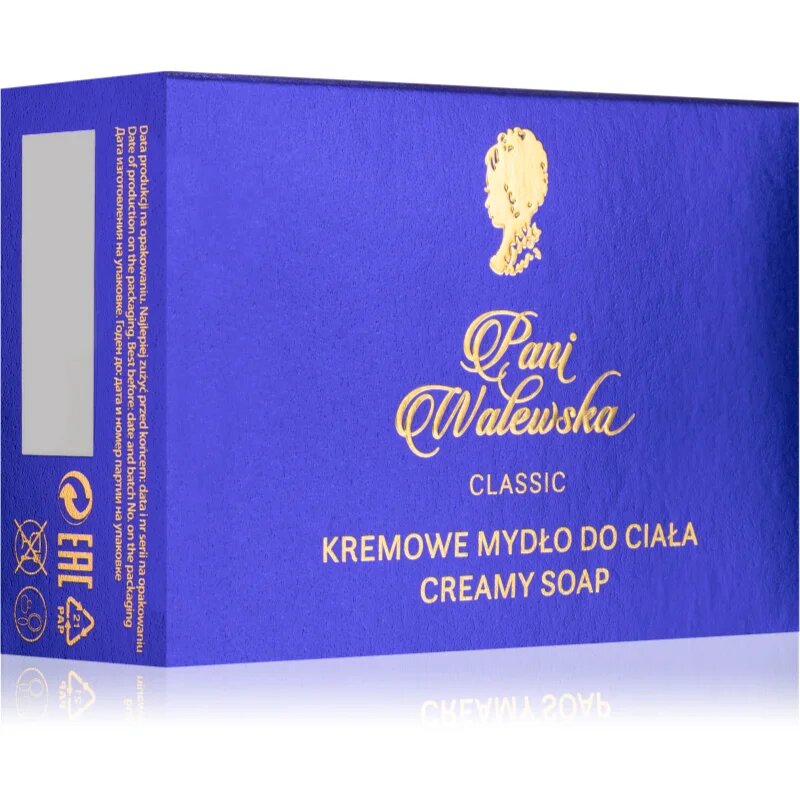 Pani Walewska Classic čistilno trdo milo za ženske 100 g