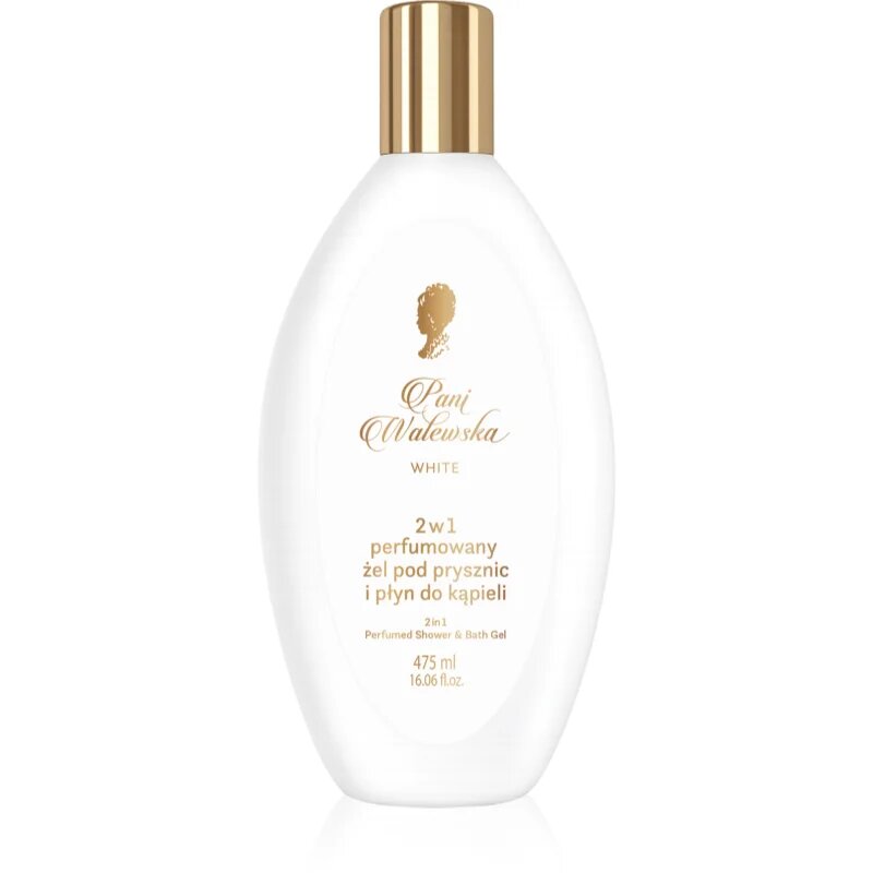Pani Walewska White 2 in 1 gel za prhanje in mehurčkasta kopel 2 v 1 475 ml