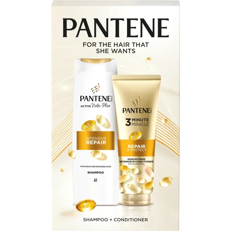 Pantene Intensive Repair Hair Set darilni set za poškodovane lase