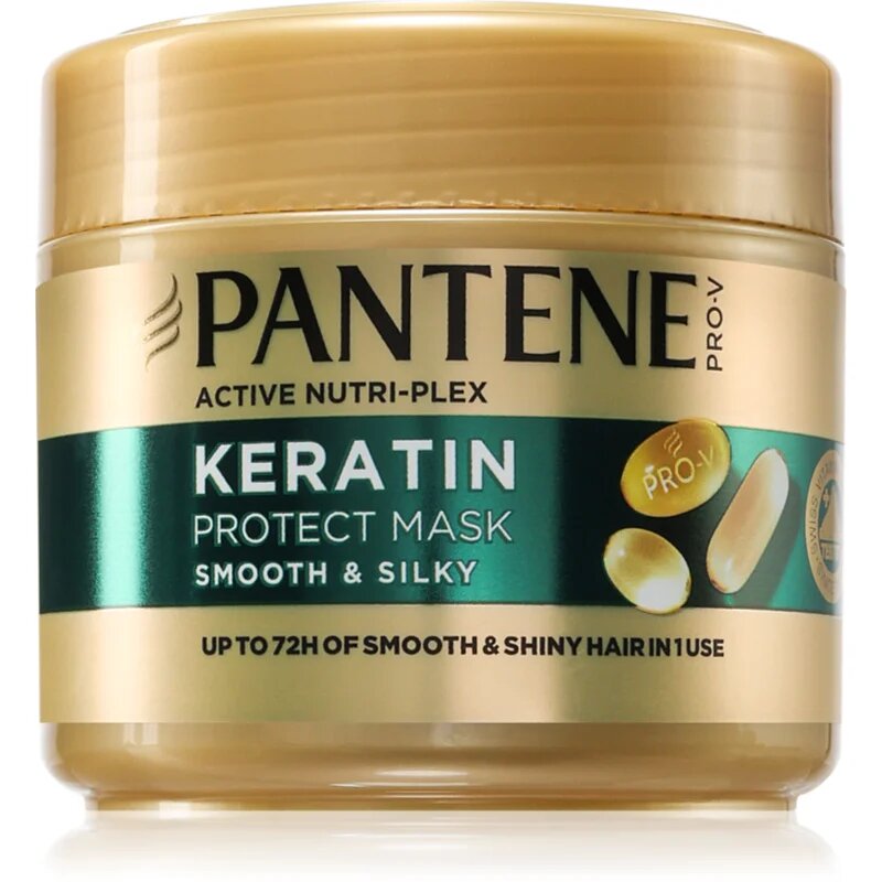Pantene Pro-V Active Nutri Plex Smooth & Silky maska za sijaj in mehkobo las 300 ml