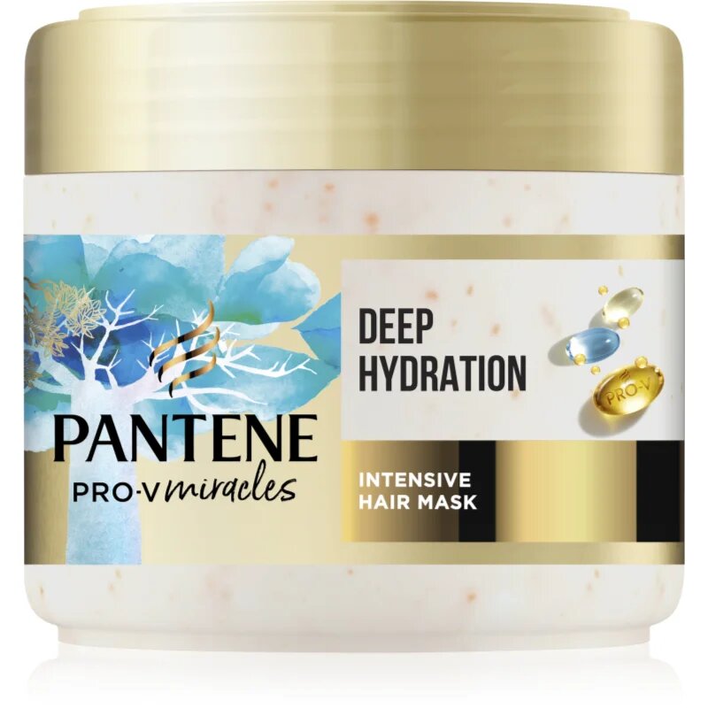 Pantene Pro-V Miracles Hydra Glow intenzivno vlažilna in hranilna maska za suhe in poškodovane lase 300 ml