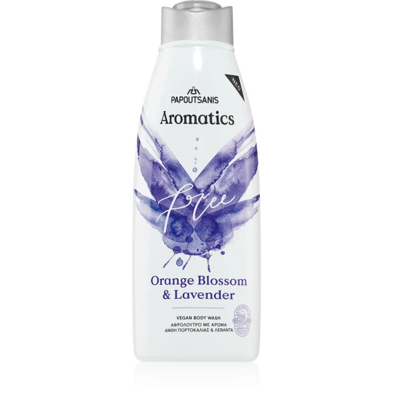 PAPOUTSANIS Aromatics Free gel za prhanje za telo 600 ml
