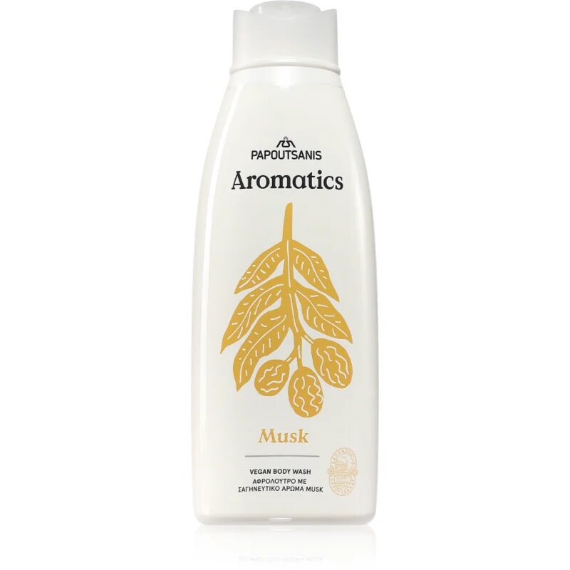PAPOUTSANIS Aromatics Musk gel za prhanje za telo 650 ml