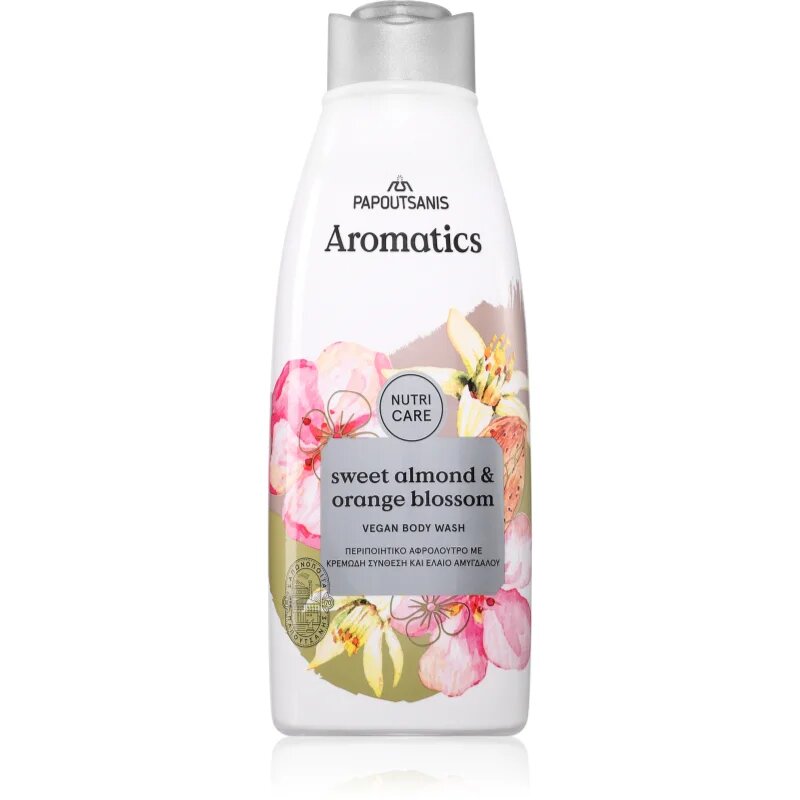 PAPOUTSANIS Aromatics Sweet Almond gel za prhanje 600 ml