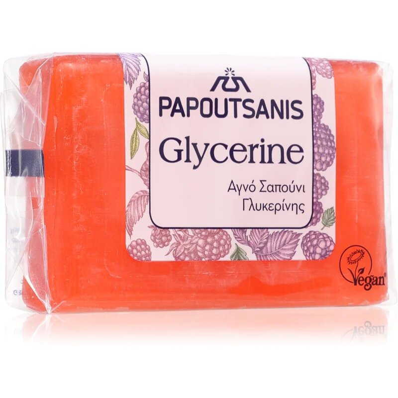 PAPOUTSANIS Glycerine Red trdo milo za telo 125 g