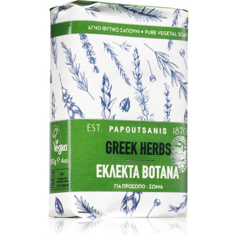 PAPOUTSANIS Greek Herbs trdo milo 150 g