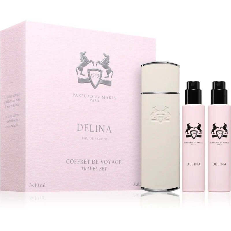 Parfums De Marly Delina Travel Set Potovalni set z etuijem za ženske