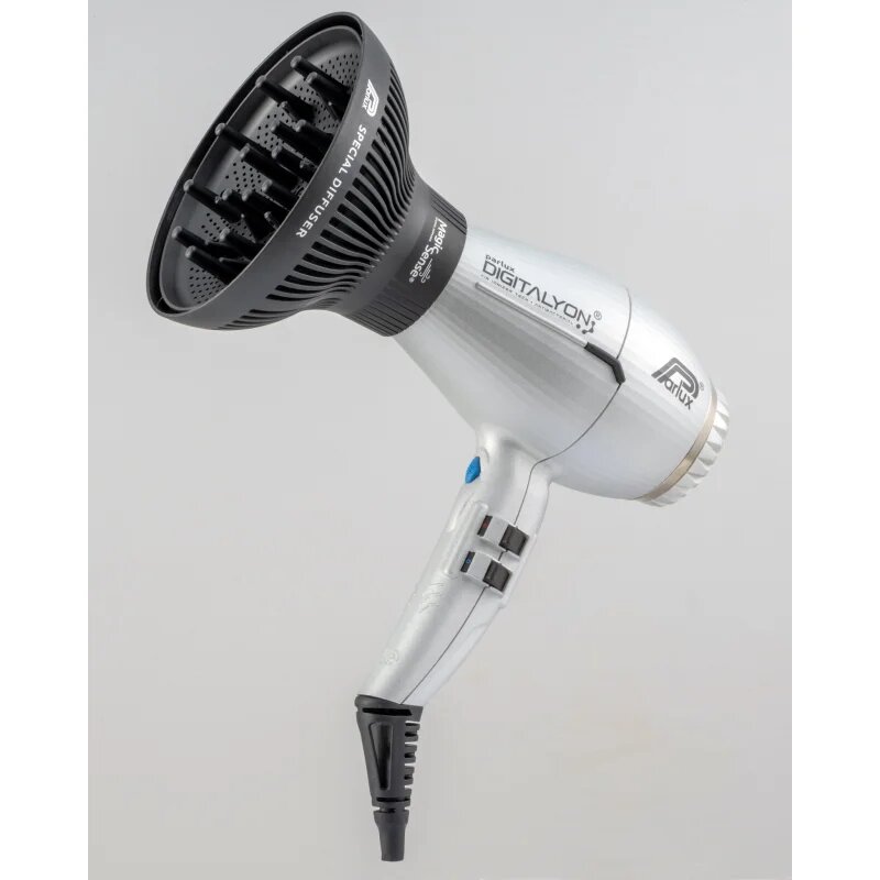Parlux Digitalyon + Magic Sense sušilnik za lase + difuzor Silver 1 kos