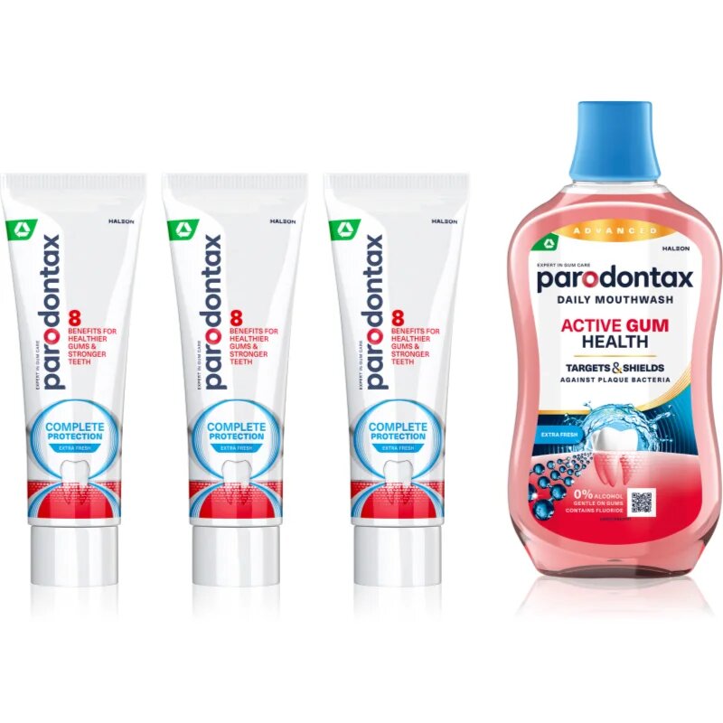 Parodontax Complete Protection & Active Gum Health Extra Fresh set za zdrave zobe in dlesni