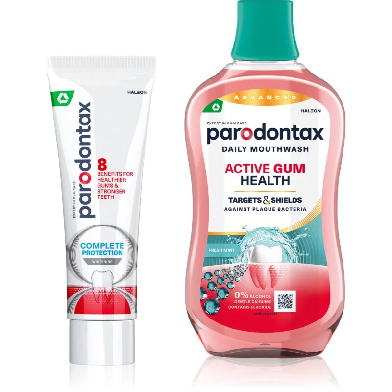 Parodontax Complete Protection & Active Gum Health Whitening set za zobe