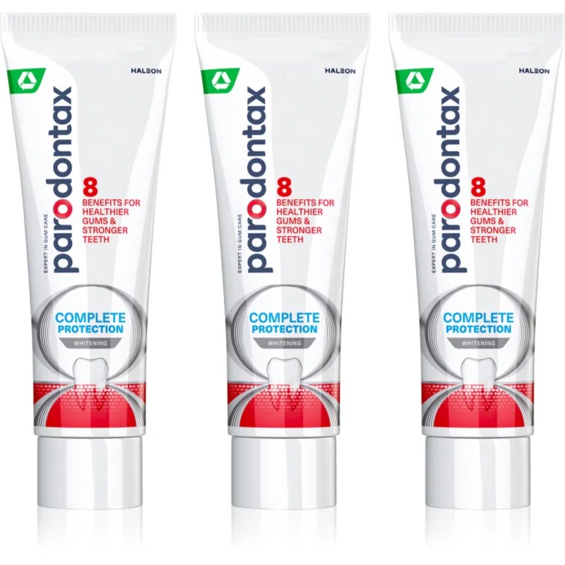Parodontax Complete Protection Whitening belilna zobna pasta s fluoridom 3x75 ml