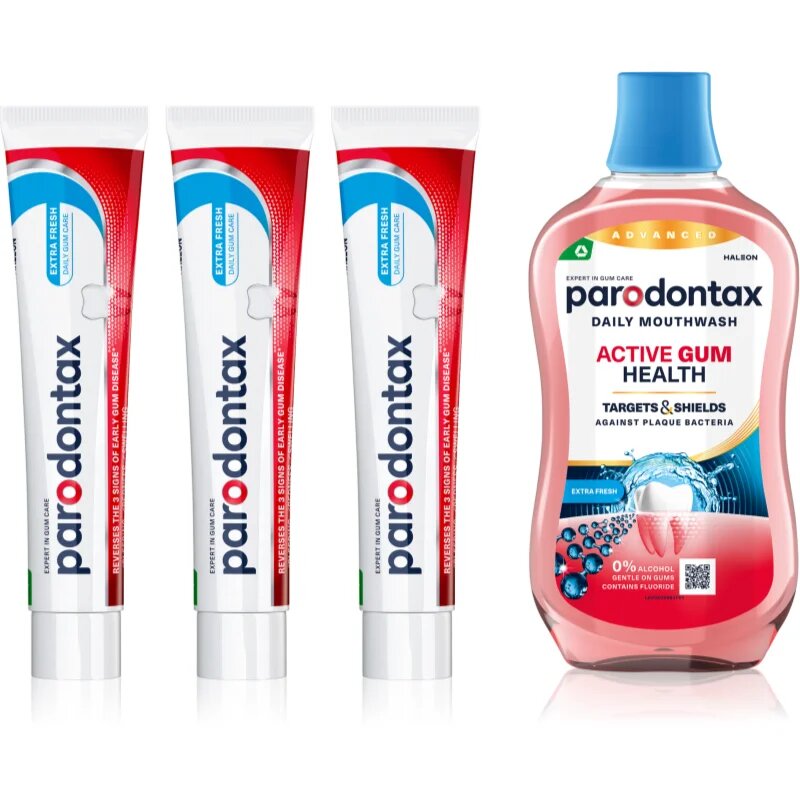 Parodontax Extra Fresh & Active Gum Health set za zobe