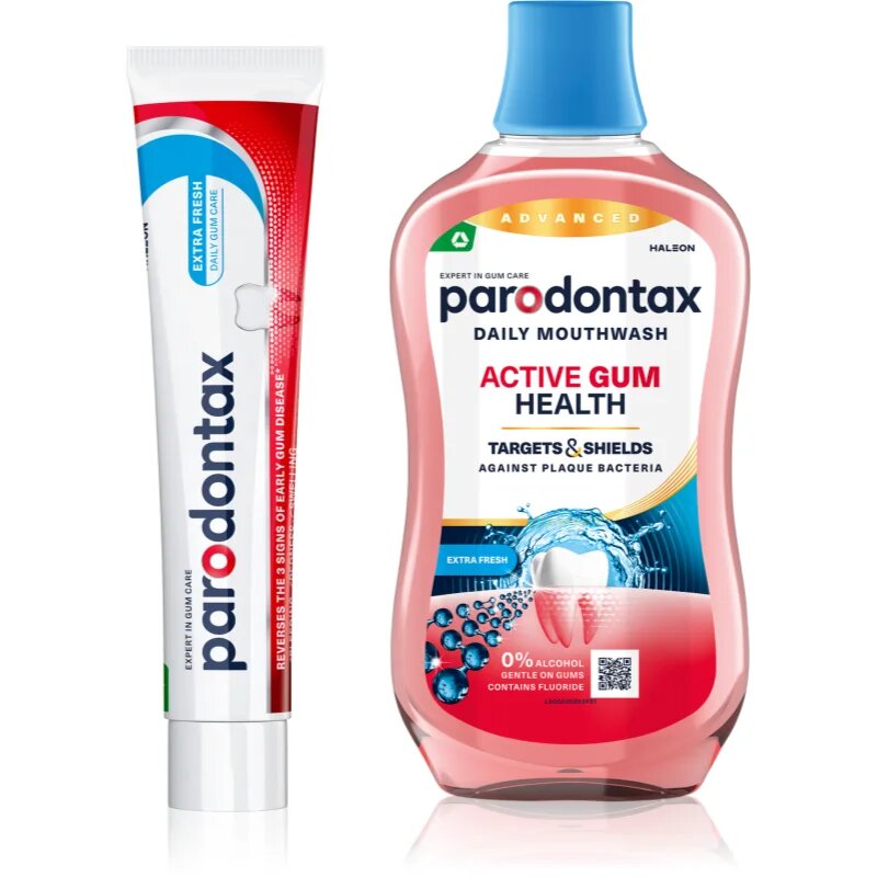 Parodontax Extra Fresh & Active Gum Health set za zobe