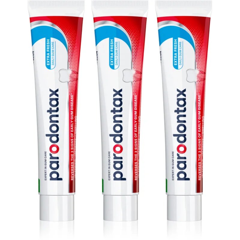 Parodontax Extra Fresh zobna pasta proti krvavitvi dlesni 3 x 75 ml