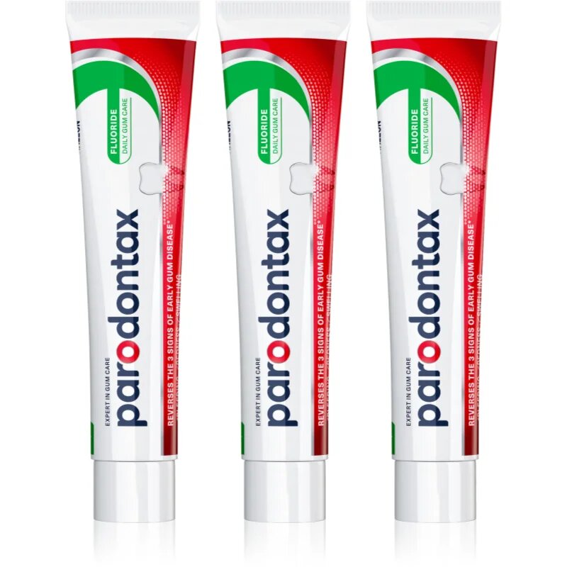 Parodontax Fluoride zobna pasta proti krvavitvi dlesni 3x75 ml
