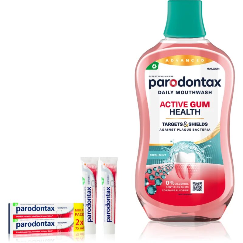 Parodontax Whitening & Acive Gum Health set za zobe