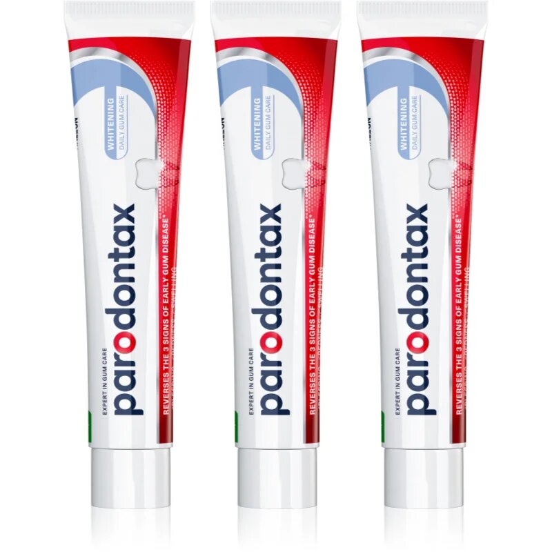 Parodontax Whitening zobna pasta za beljenje zob proti krvavitvi dlesni 3x75 ml