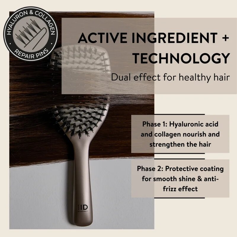 Parsa Beauty ID Anti-Frizz ravna krtača proti krepastim lasem 1 kos