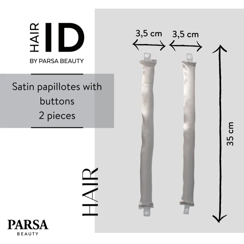 Parsa Beauty ID Satin Bendy Rollers set za kodranje las 2 kos