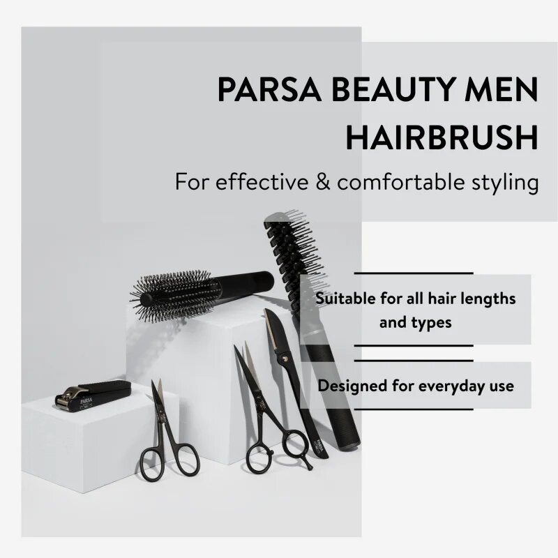 Parsa Beauty Men Styling Brush krtača za lase za moške 1 kos
